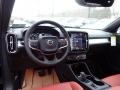 2020 Volvo XC40 Oxide Red/Charcoal Interior Dashboard Photo