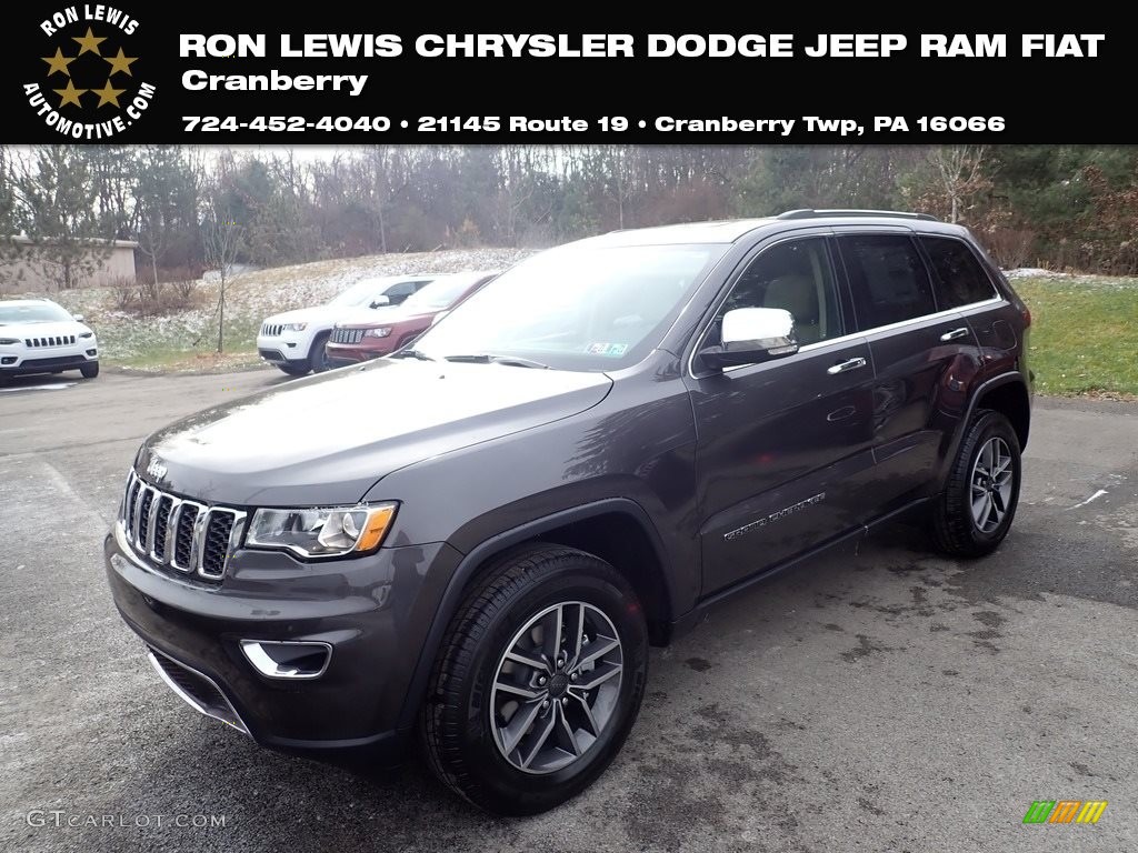 2020 Grand Cherokee Limited 4x4 - Granite Crystal Metallic / Light Frost Beige/Black photo #1