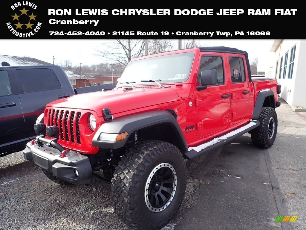 2020 Gladiator Sport 4x4 - Firecracker Red / Black photo #1