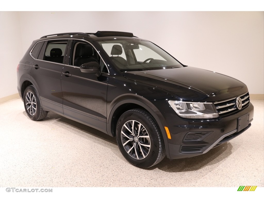 Deep Black Pearl 2019 Volkswagen Tiguan SE 4MOTION Exterior Photo #136753800