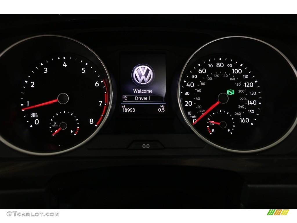 2019 Volkswagen Tiguan SE 4MOTION Gauges Photo #136754187