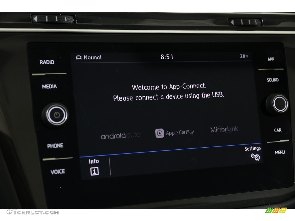 2019 Tiguan SE 4MOTION - Stone Blue Metallic / Titan Black photo #11