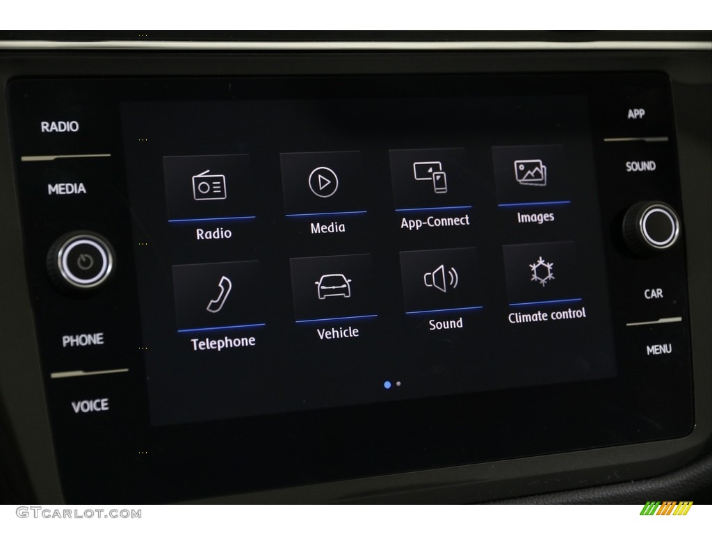 2019 Tiguan SE 4MOTION - Stone Blue Metallic / Titan Black photo #13