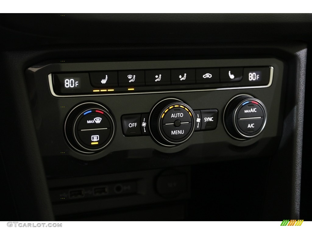 2019 Tiguan SE 4MOTION - Stone Blue Metallic / Titan Black photo #14