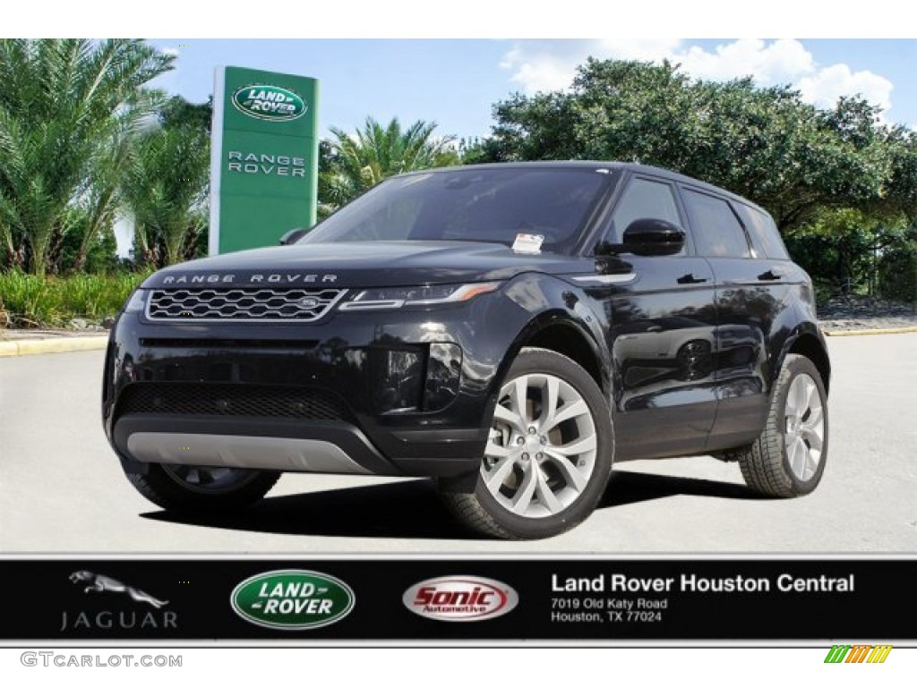 2020 Santorini Black Metallic Land Rover Range Rover Evoque SE