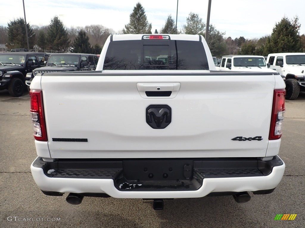 2020 1500 Big Horn Night Edition Crew Cab 4x4 - Bright White / Black photo #4