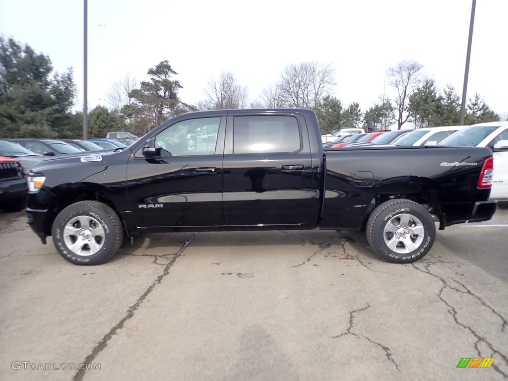 2020 1500 Big Horn Crew Cab 4x4 - Diamond Black Crystal Pearl / Black/Diesel Gray photo #2