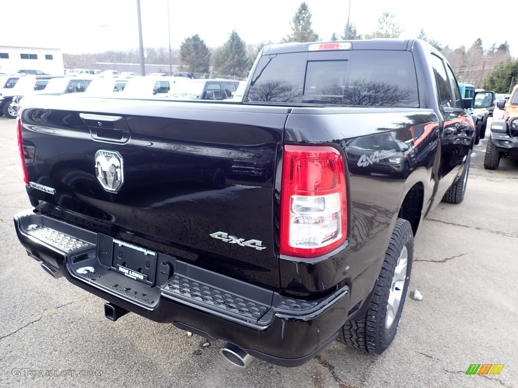 2020 1500 Big Horn Crew Cab 4x4 - Diamond Black Crystal Pearl / Black/Diesel Gray photo #5