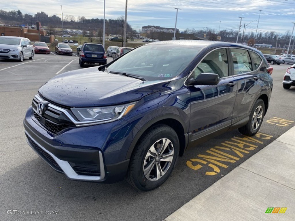 2020 CR-V LX AWD - Obsidian Blue Pearl / Gray photo #4