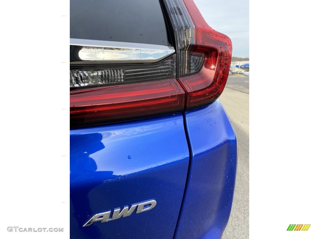 2020 CR-V Touring AWD - Aegean Blue Metallic / Black photo #24
