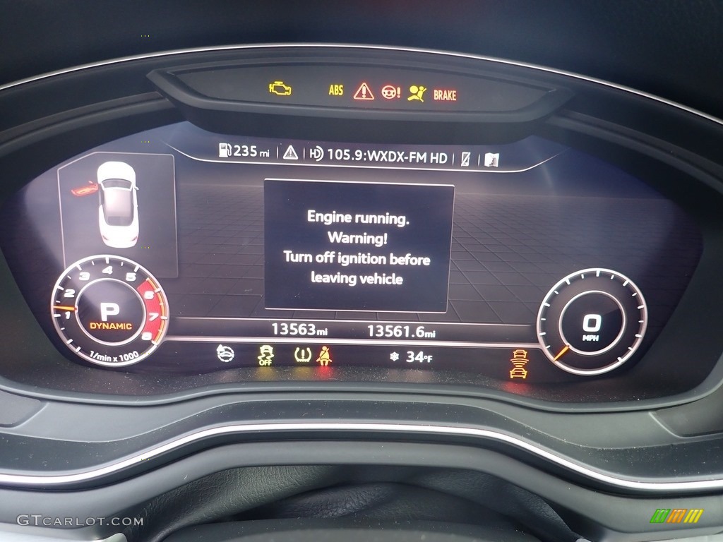 2018 Audi S5 Premium Plus Cabriolet Gauges Photo #136760136