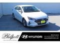 2020 Quartz White Pearl Hyundai Elantra SEL  photo #1