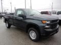 2020 Shadow Gray Metallic Chevrolet Silverado 1500 WT Regular Cab 4x4  photo #3