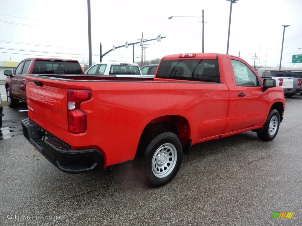 2020 Silverado 1500 WT Regular Cab - Red Hot / Jet Black photo #4