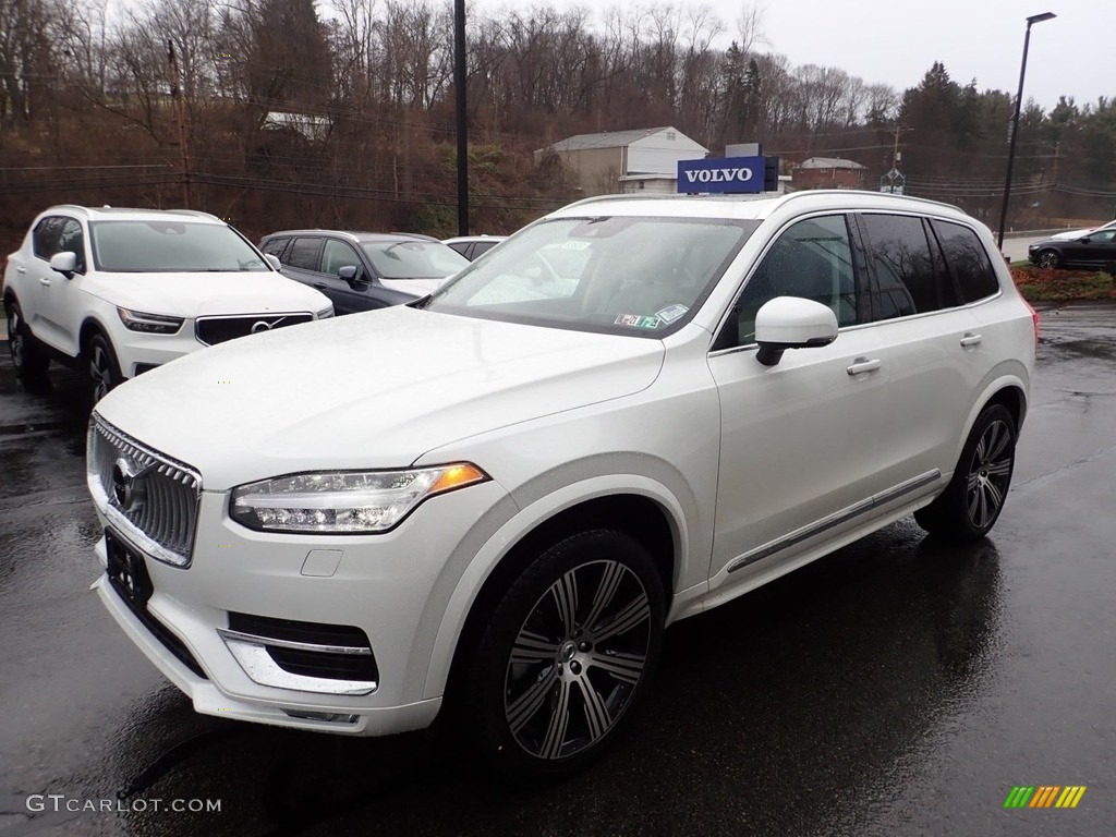 Crystal White Metallic 2020 Volvo XC90 T6 AWD Inscription Exterior Photo #136765690