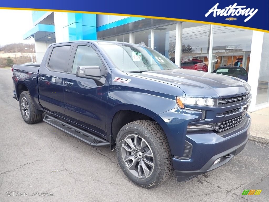 2020 Silverado 1500 RST Crew Cab 4x4 - Northsky Blue Metallic / Jet Black photo #1