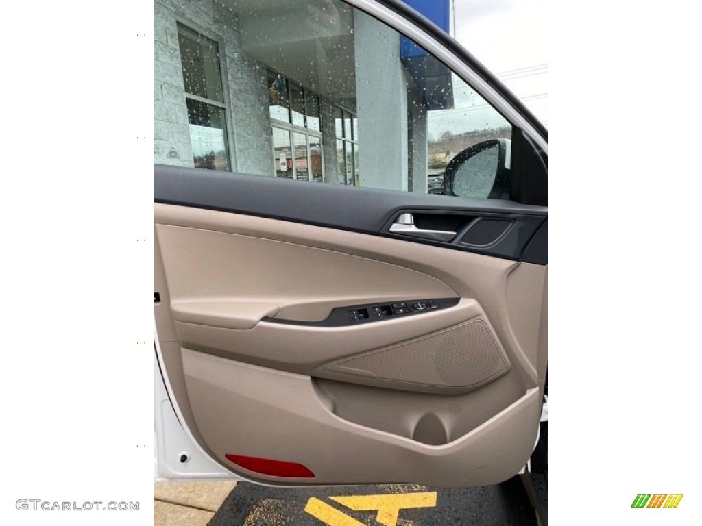 2020 Hyundai Tucson SEL AWD Beige Door Panel Photo #136767289