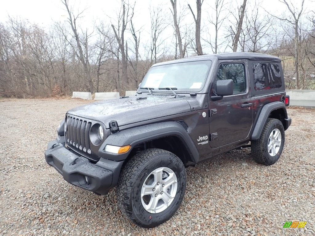 Granite Crystal Metallic 2020 Jeep Wrangler Sport 4x4 Exterior Photo #136767562