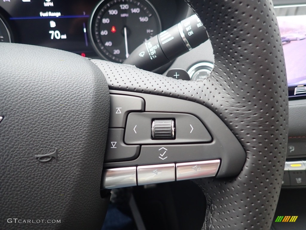 2020 Cadillac XT4 Sport AWD Jet Black Steering Wheel Photo #136767874