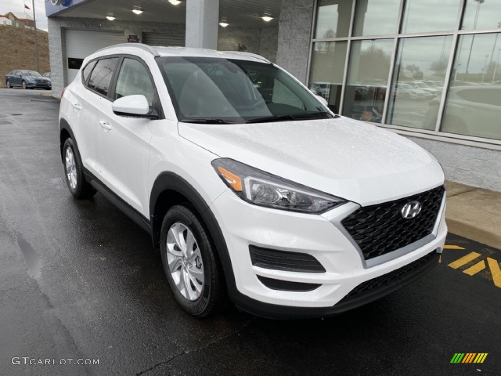 Cream White Pearl 2020 Hyundai Tucson Value AWD Exterior Photo #136767895