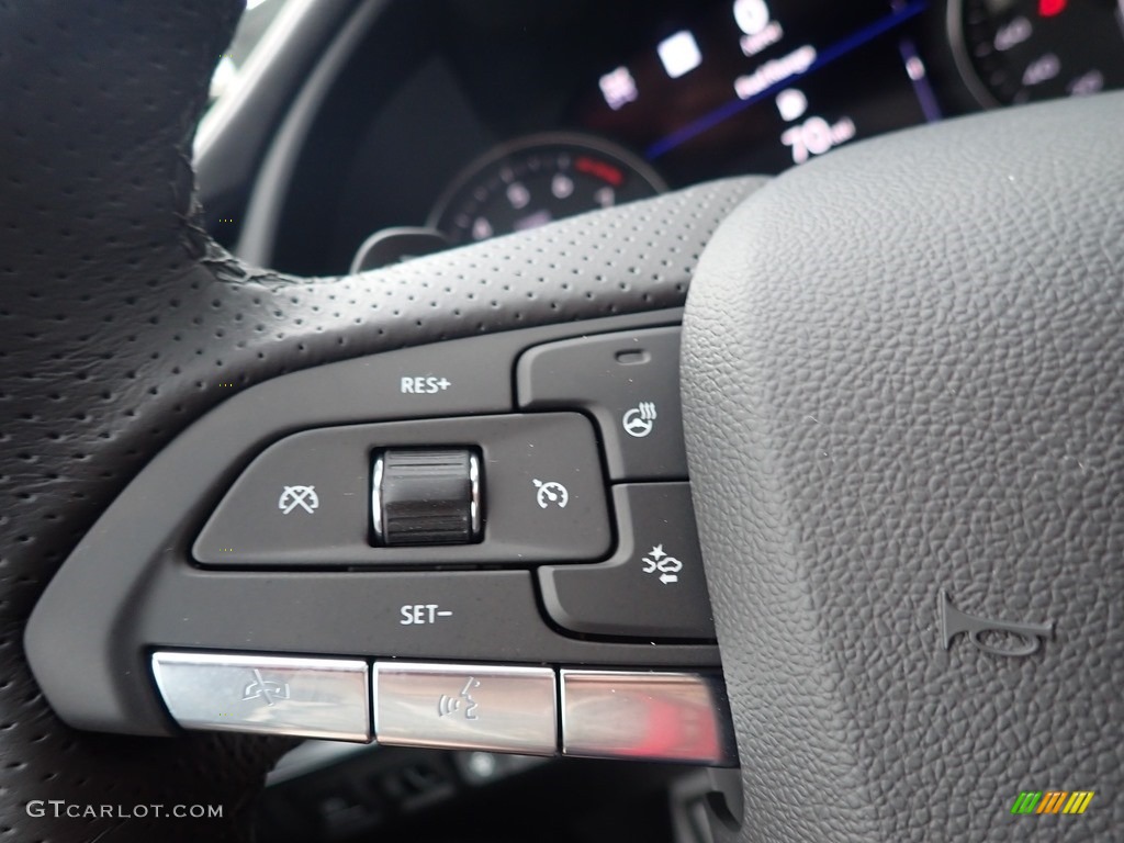 2020 Cadillac XT4 Sport AWD Jet Black Steering Wheel Photo #136767898