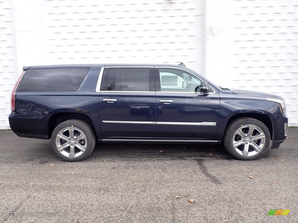 Dark Adriatic Blue Metallic 2020 Cadillac Escalade ESV Premium Luxury 4WD Exterior Photo #136768483