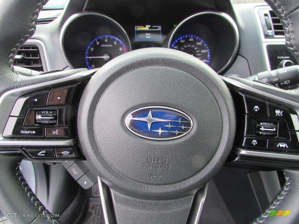 2019 Subaru Outback 2.5i Limited Slate Black Steering Wheel Photo #136771906