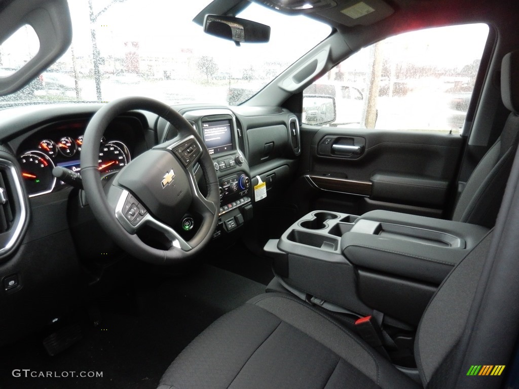 Jet Black Interior 2020 Chevrolet Silverado 1500 LT Double Cab 4x4 Photo #136775032