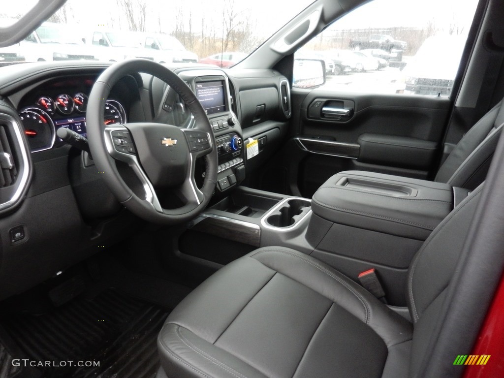 Jet Black Interior 2020 Chevrolet Silverado 1500 LTZ Crew Cab 4x4 Photo #136775770