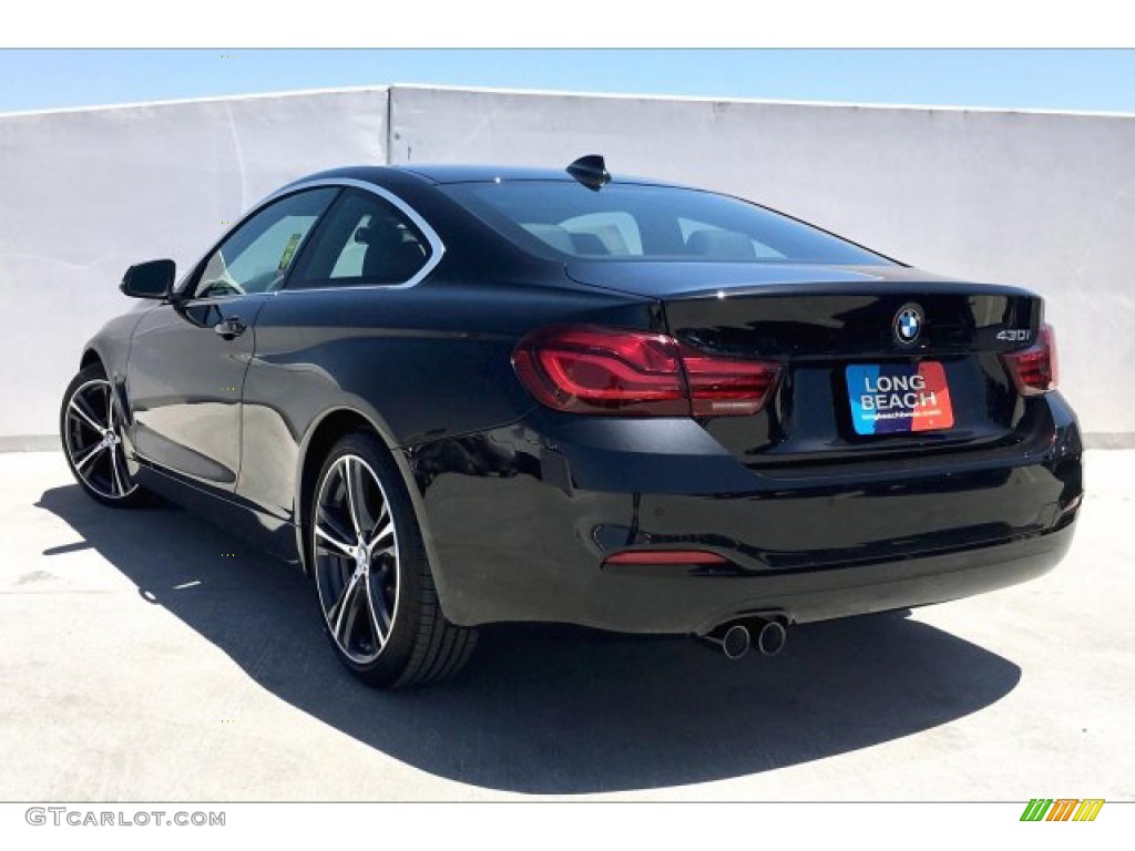 2020 4 Series 430i Coupe - Black Sapphire Metallic / Black photo #2