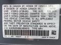 NH877P: Sonic Gray Pearl 2020 Honda CR-V EX AWD Color Code