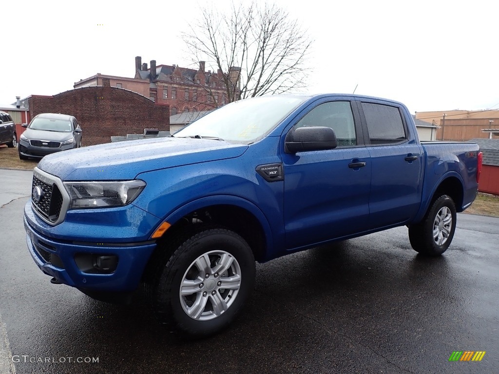 2019 Ranger XLT SuperCrew 4x4 - Lightning Blue Metallic / Ebony photo #6
