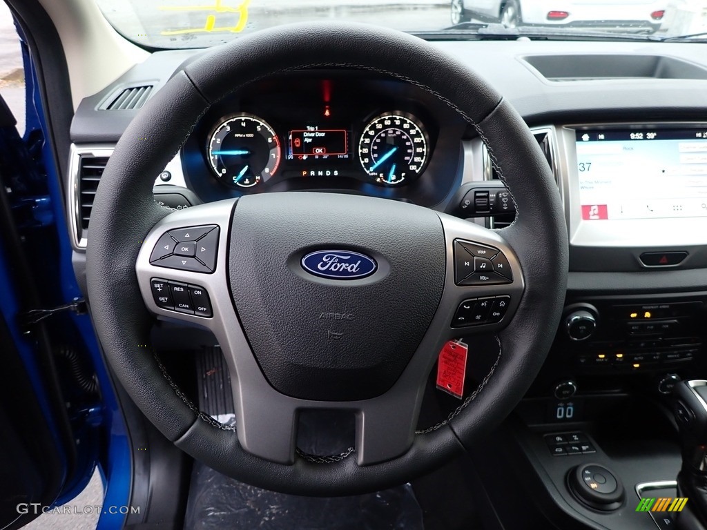 2019 Ranger XLT SuperCrew 4x4 - Lightning Blue Metallic / Ebony photo #15