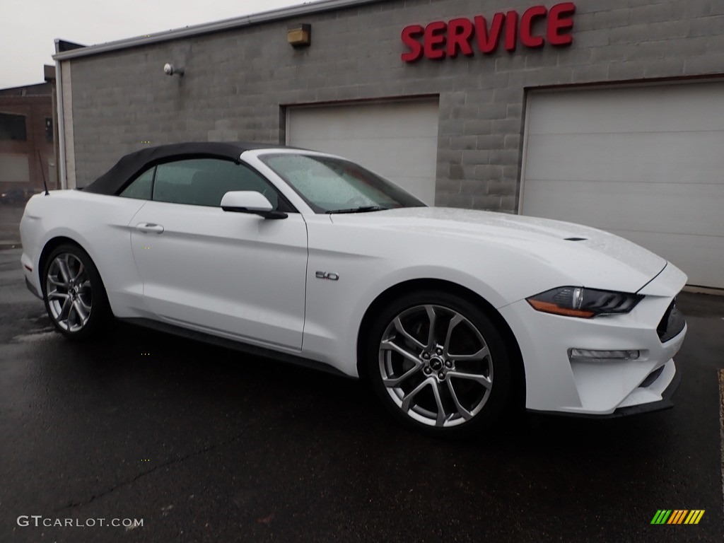 2019 Mustang GT Premium Convertible - Oxford White / Ebony photo #9