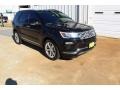 2019 Agate Black Ford Explorer Limited  photo #2