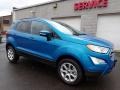 2020 Blue Candy Metallic Ford EcoSport SE 4WD  photo #9