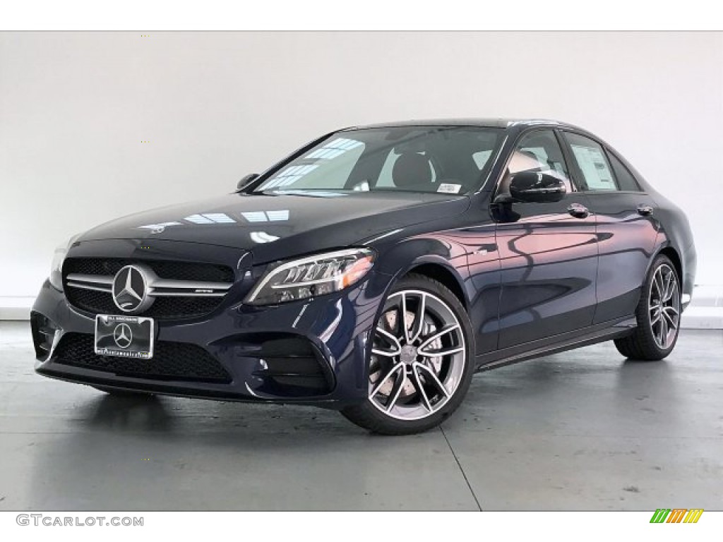 Lunar Blue Metallic 2020 Mercedes-Benz C AMG 43 4Matic Sedan Exterior Photo #136780726