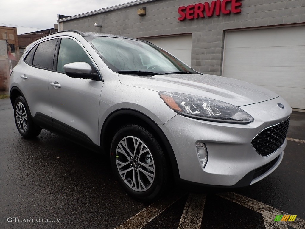 Ingot Silver Metallic 2020 Ford Escape SEL 4WD Exterior Photo #136781029