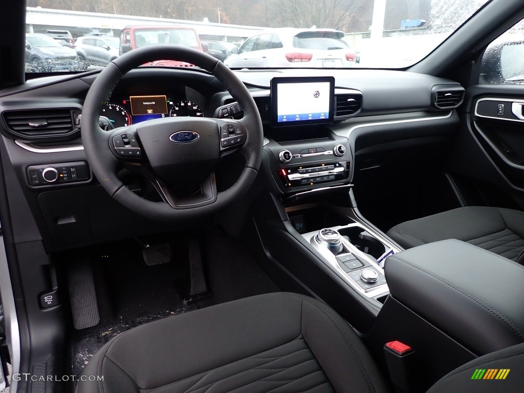 Ebony Interior 2020 Ford Explorer XLT 4WD Photo #136781287
