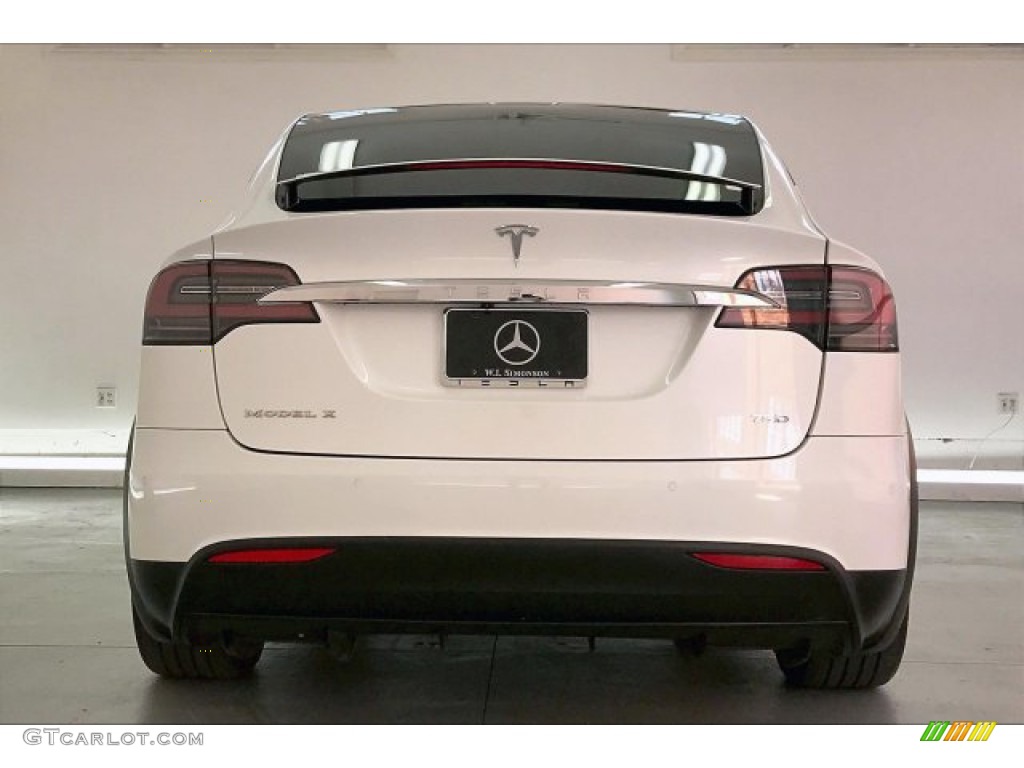 2017 Model X 75D - Pearl White Multi-Coat / White photo #3