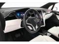 2017 Pearl White Multi-Coat Tesla Model X 75D  photo #22