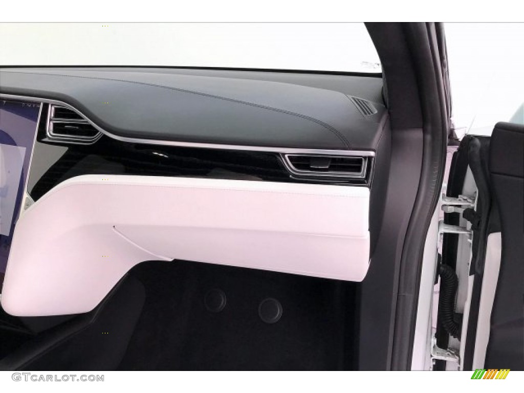 2017 Model X 75D - Pearl White Multi-Coat / White photo #28