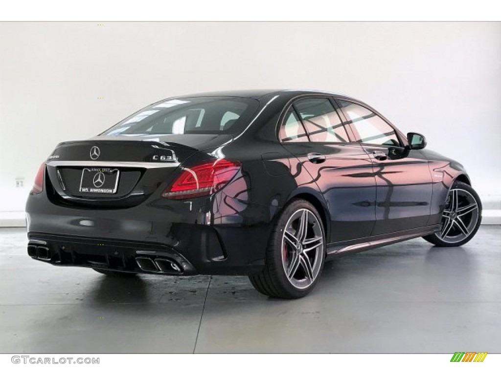 2020 C AMG 63 S Sedan - Obsidian Black Metallic / Black photo #16