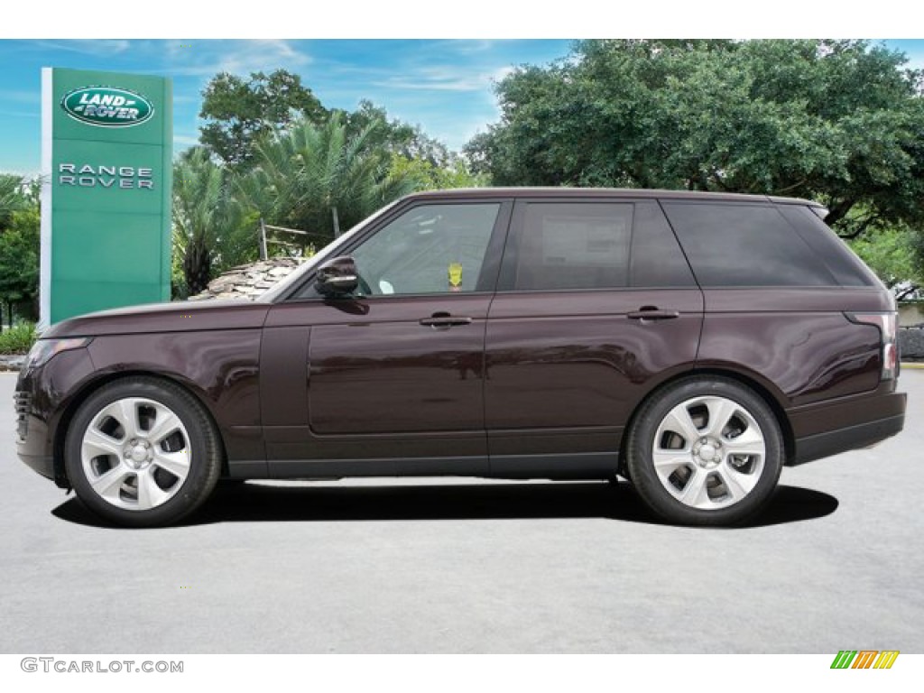 2020 Range Rover HSE - Rosello Red Metallic / Ebony photo #3