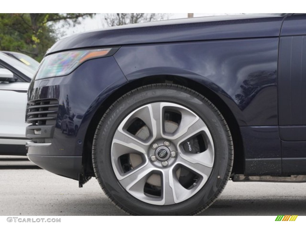 2020 Range Rover HSE - Portofino Blue Metallic / Almond/Espresso photo #6
