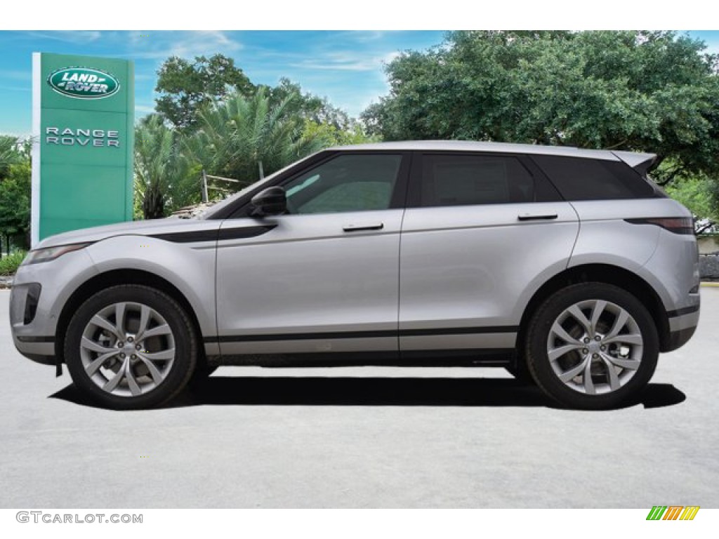 2020 Range Rover Evoque SE - Indus Silver Metallic / Cloud photo #3