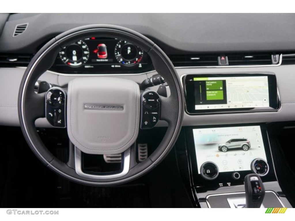 2020 Land Rover Range Rover Evoque First Edition Cloud/Ebony Dashboard Photo #136789078