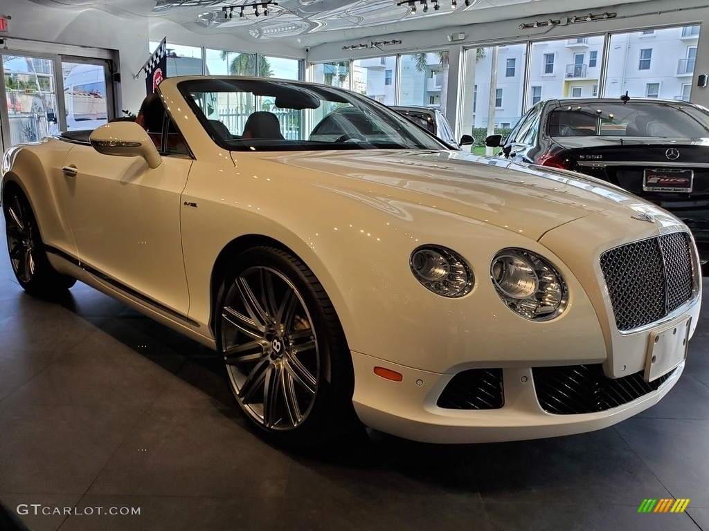 2014 Continental GTC Speed - Arctica White / Hotspur photo #1