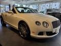 Arctica White 2014 Bentley Continental GTC Speed
