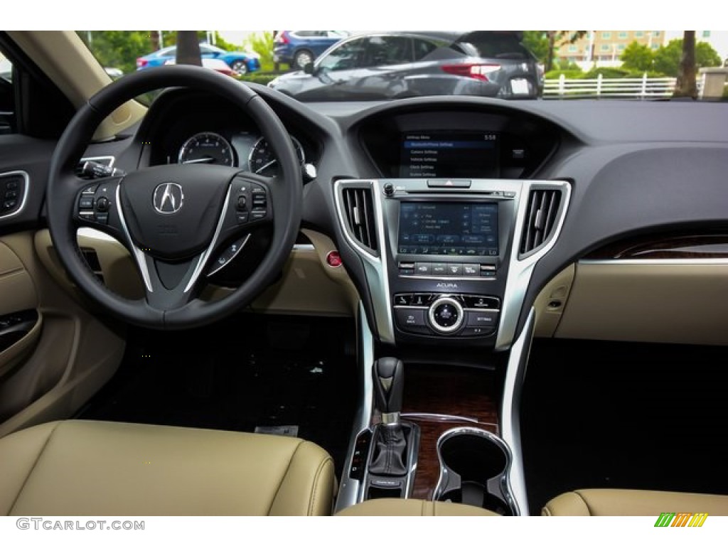 2020 Acura TLX Sedan Parchment Dashboard Photo #136791164